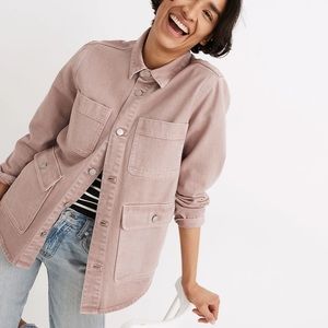 Madewell Ashford Chore Jacket in Vintage Petal